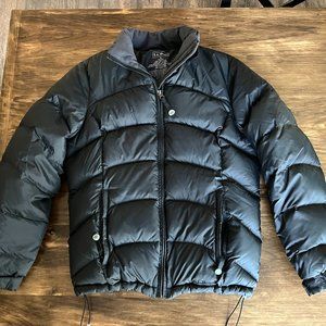 L.L. Bean Black Puffer Down Winter Coat Size S